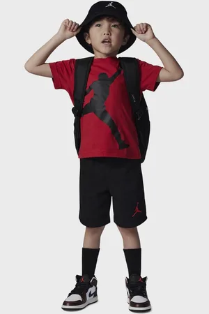 Jordan JDB Jumbo Jumpman Short Set unissexo Camisolas e conjuntos para bebé preto tamanho 104 - 110 Vestuário