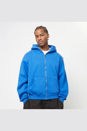 Karl Kani Autograph Heavy Sweat OS Ziphoodie homem Casacos com capuz e sweatshirts azul tamanho S Vestuário
