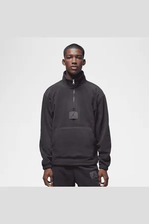Jordan Essentials Statement Fleece Winter Half-Zip homem Casacos com capuz e sweatshirts preto tamanho S Vestuário