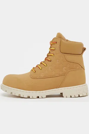 Karl Kani Classic Boot (PS) unissexo Botas bege tamanho 35 Calçado