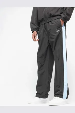 Karl Kani SIGNATURE TRACKPANTS black/light blue homem Calças de treino preto tamanho L Vestuário
