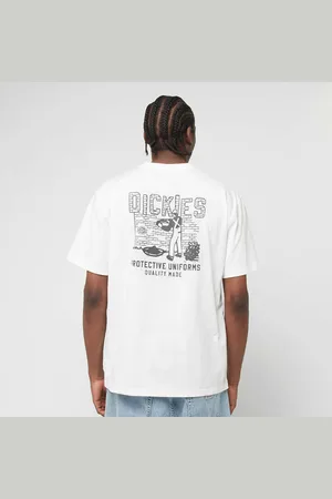 Dickies Bricklane Shortsleeve Tee homem T-shirts e polos branco tamanho XL Vestuário