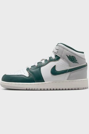 Jordan Air 1 Mid SE (GS) unissexo Retro verde tamanho 38 Calçado