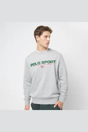 Ralph Lauren Long Sleeve Knit homem Casacos com capuz e sweatshirts cinzento tamanho S Vestuário