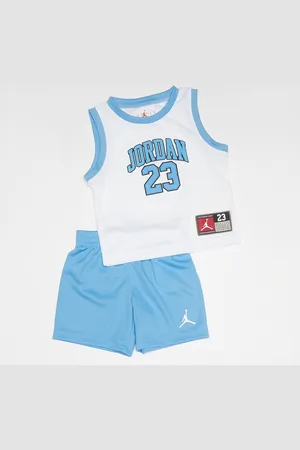 Jordan 23 Jersey Set unissexo Camisolas e conjuntos para bebé azul tamanho 116 Vestuário