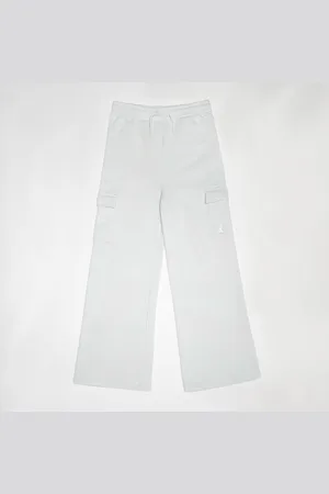 Jordan Y2K Fleece Cargo mulheres Calças cargo cinzento tamanho 155-159 Vestuário