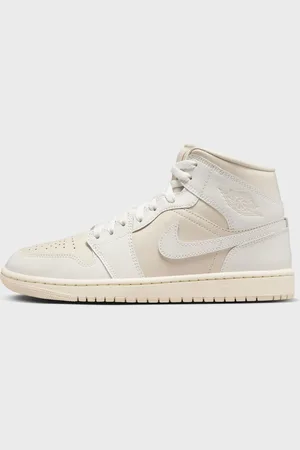 Jordan Air 1 Mid mulheres bege tamanho 38 Calçado