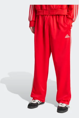 adidas 3-Streifen Track Pants homem Calças de treino vermelho tamanho S Vestuário