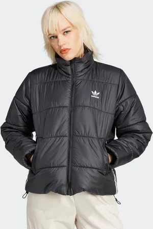 adidas Adicolor Puffer Winter Jacket mulheres Casacos puffer preto tamanho M Vestuário
