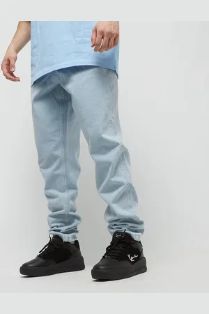 Karl Kani Small Signature Tapered Five Pocket Denim homem Calças de ganga azul tamanho 28 Vestuário