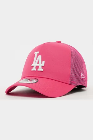 New Era A-Frame Trucker League Ess MLB Los Angeles Dodgers unissexo Bonés rosa tamanho ONE SIZE Acessórios