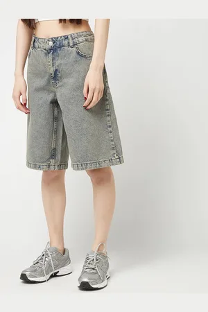 42 Decibel Denim Shorts mulheres Calções azul tamanho M Vestuário