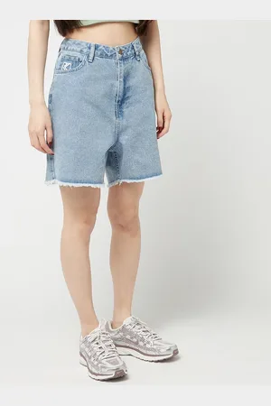 Karl Kani OG Denim Shorts mulheres Calções azul tamanho 25 Vestuário