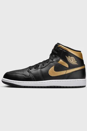 Jordan Air 1 Mid homem preto tamanho 42.5 Calçado