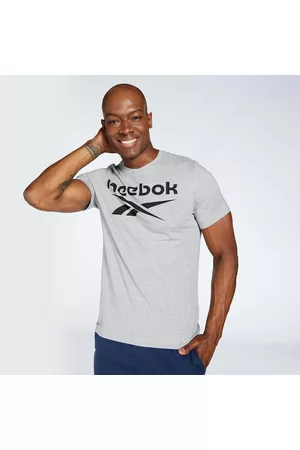 Reebok Homem T-shirts & Manga Curta - T-shirt - Cinza - T-shirt Homem tamanho