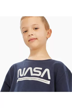 Licencias Homem Camisolas sem capuz - Camisola NASA - Cinza - Camisola Rapaz tamanho