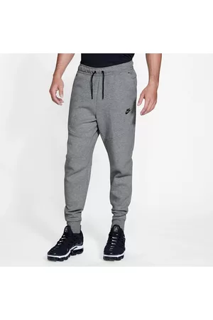 Nike Homem Calções - Calças Tech Fleece - Cinza - Calças Punho Homem tamanho