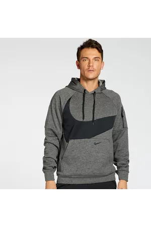 Nike Homem Camisolas sem capuz - Swoosh - Cinza - Sweatshirt Homem tamanho