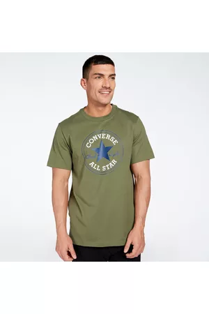Converse Homem T-shirts desportivas - All tar Patch - Caqui - T-shirt Homem tamanho