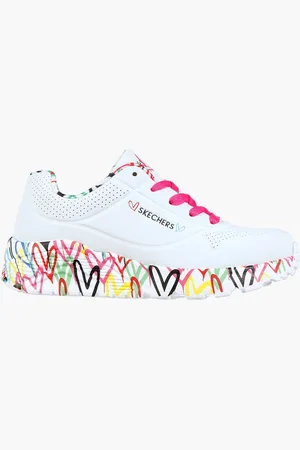 Skechers Uno Lite Lovely Luv - - Ténis Chunky Menina