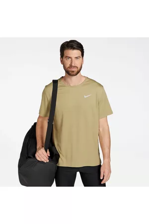 Nike Homem T-shirts desportivas - Miler Cro Camiseta Mc Running - tamanho