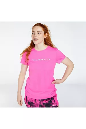 PUMA Mulher T-shirts desportivas - Run Logo - - T-shirt Running Mulher tamanho