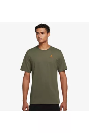 Nike Homem T-shirts & Manga Curta - Jordan - Caqui - T-shirt Homem tamanho
