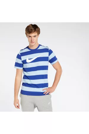 Nike Homem T-shirts & Manga Curta - T-shirt Swoosh Stripe - - T-shirt Homem tamanho