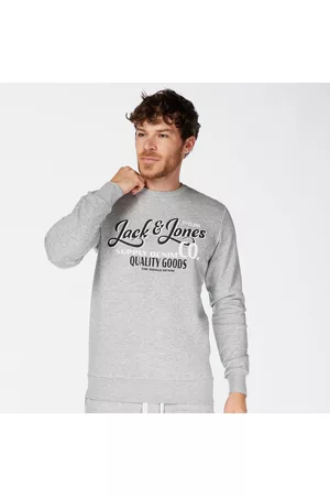 JACK & JONES Homem Sweatshirts - Sweat - Cinza - Sweat Homem tamanho