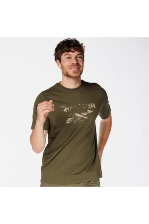 Reebok Homem T-shirts desportivas - T-shirt - Caqui - T-shirt Homem tamanho