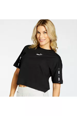 PUMA Mulher T-shirts & Manga Curta - Ess Cropped - - T-shirt Mulher tamanho