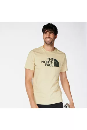 The North Face Homem T-shirts & Manga Curta - Easy - Bege - T-shirt Montanha Homem tamanho S