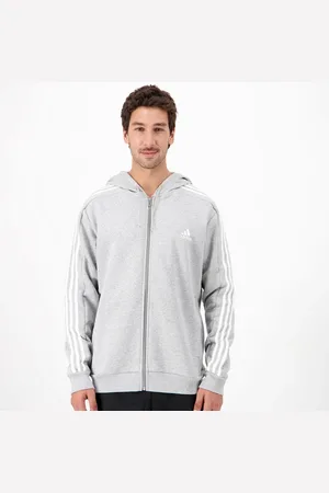 adidas 3 Stripes - Cinza - Casaco Homem