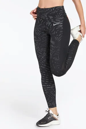 Calça Legging Nike Fast Tight Mr Feminina - Marinho