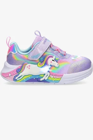 Skechers Unicorn Chaser - - Ténis Luzes Menina MKP
