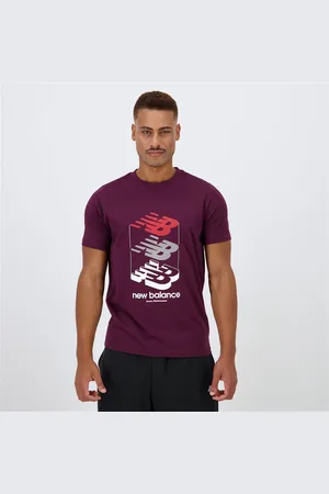 New Balance Layer - - T-shirt Algodão Homem
