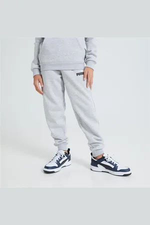 PUMA Ess - Preto - Calças Punho Rapaz