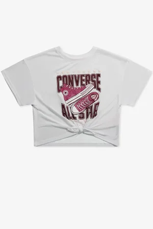 Converse T-shirt - Preto - T-shirt Nó Rapariga