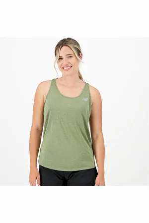 New Balance Camisola Alças - Branco - Camisola Mulher