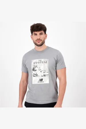 New Balance Poster - Cinza - T-shirt Homem