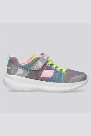 Skechers Wave 92 - Cinza - Ténis Velcro Menina