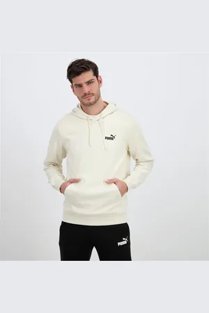 PUMA New Essentials - Bege - Sweatshirt Capuz Homem