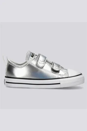 Converse All Star - Cinza - Ténis Velcro Menina