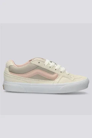 Vans Caldrone - Bege - Sapatilhas Lona Mulher