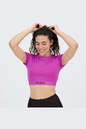 PUMA T-shirt - - T-shirt Crop Top Mulher