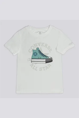 Converse All Star - - T-shirt Algodão Rapariga
