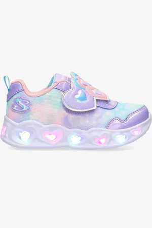 Skechers Heart - - Sapatilhas Luzes Menina