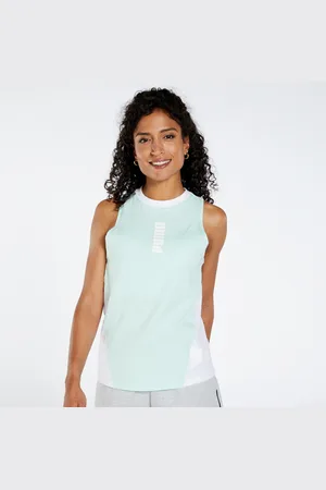 PUMA Modern - Branco - Camisola Sem Mangas Mulher
