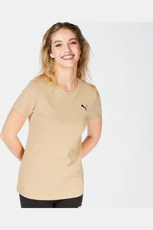 PUMA Better Essentials - Bege - T-shirt Mulher
