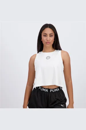 PUMA Top Sem Mangas - - Crop Top Mulher